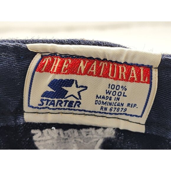 Vintage Starter Dallas Cowboys The Natural 100% Wool Fitted Hat Cap Size 7 1/8 - Picture 9 of 10